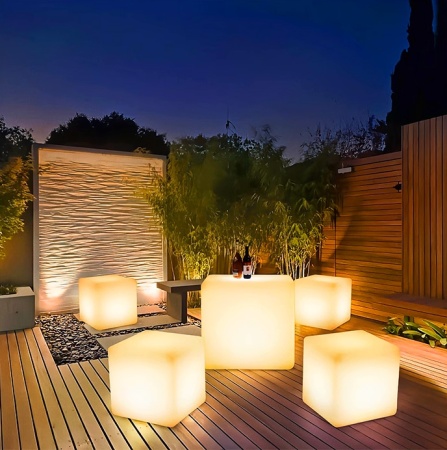 Светильник Куб 35 питание от сети 220В, RGB