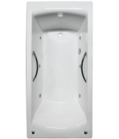 Ванна Jacob Delafon Biove 170x75 (с ручками) с гидромассажем